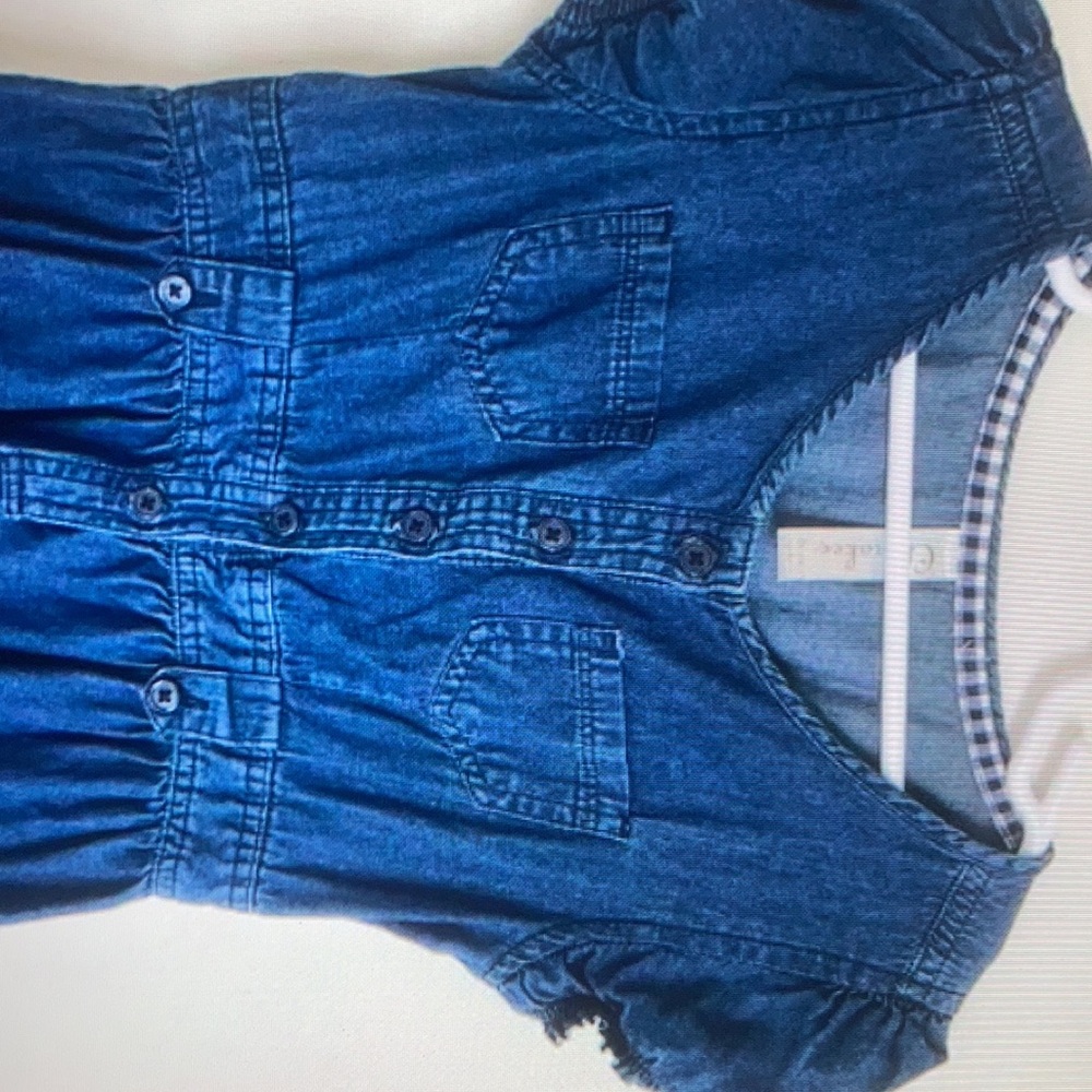 Girls denim dress